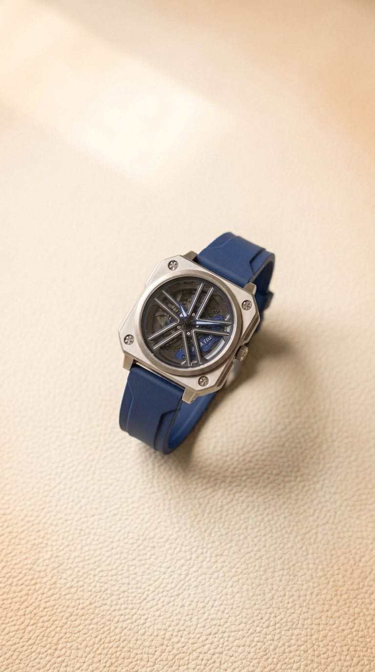 Luxury Integrated Steel Blue Dial Automatic Men's Watch
