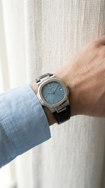 Patek Philippe Aquanaut Ice Blue Dial Automatic Watch