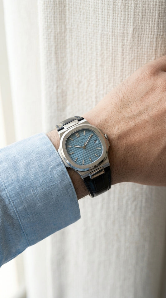 Patek Philippe Aquanaut Ice Blue Dial Automatic Watch
