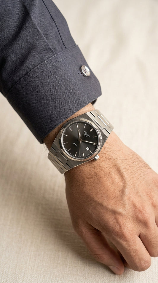 Luxury Integrated Stainless Steel Automatic Silver Watch