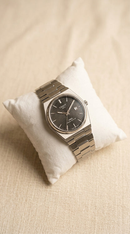 Luxury Integrated Stainless Steel Automatic Silver Watch