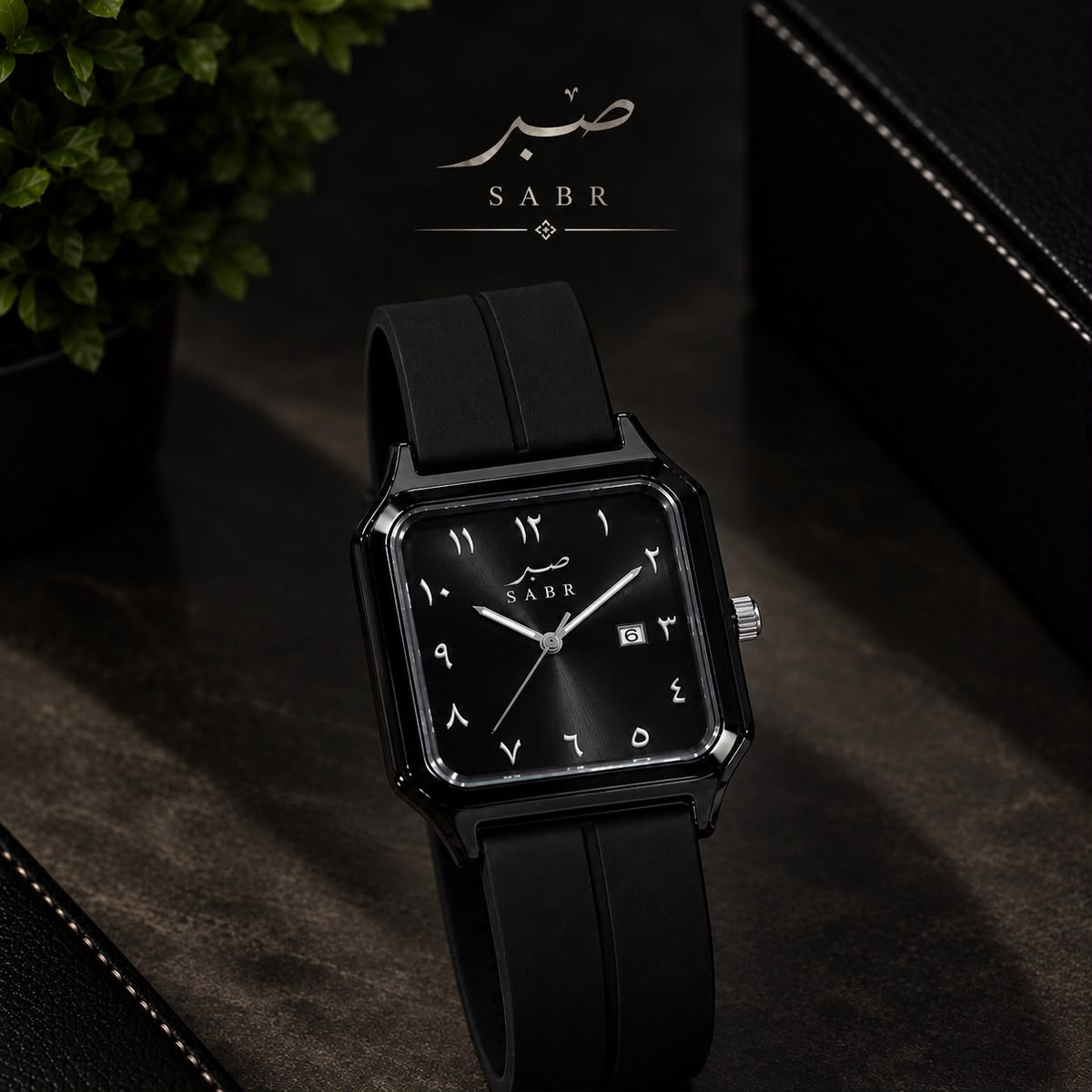 SABR Classic Square Watch – Arabic Dial Collection|Primefinds.shop.